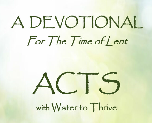 ACTS Lent 2019 Devotional-1 ACTS Lent 2019 Devotional-1