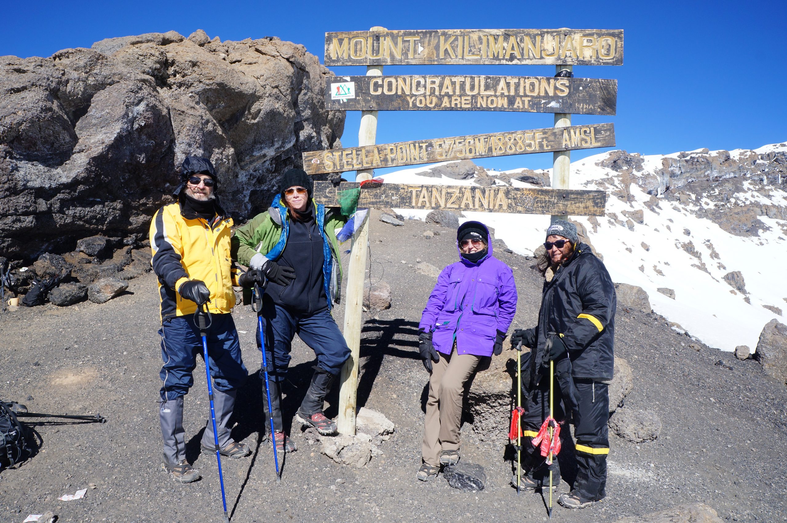 Mt. Kili climbers